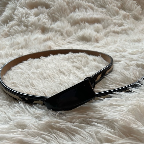 Ann Taylor cow pattern narrow belt - Picture 2 of 7